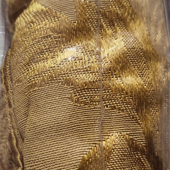 2 dinning room chair covers autumn scroll d mask gold - Picture 5 of 5